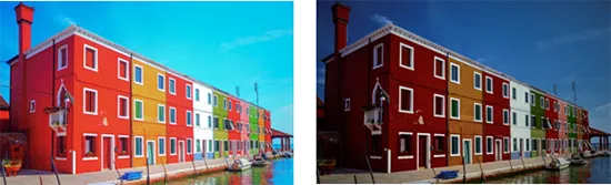 High contrast vivid images
